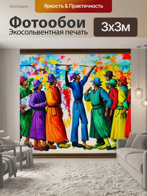 Фотообои с фигурами