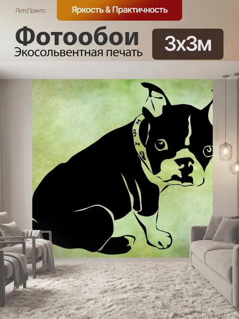 Фотообои Французский бульдог собака