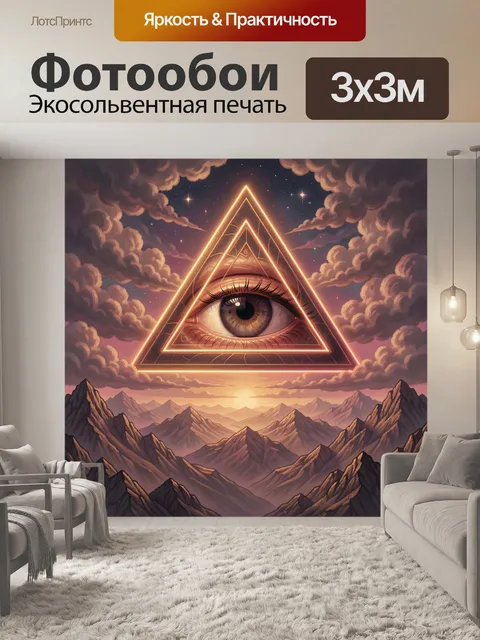 300 × 300 см · Экосольвентная печать