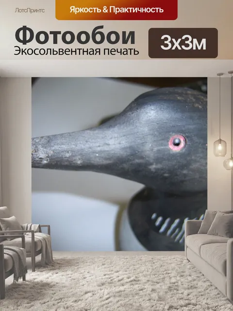 Фотообои Рука резного дерева Duck Decoy