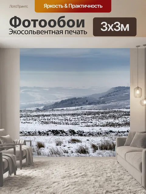 Фотообои Зимний пейзаж