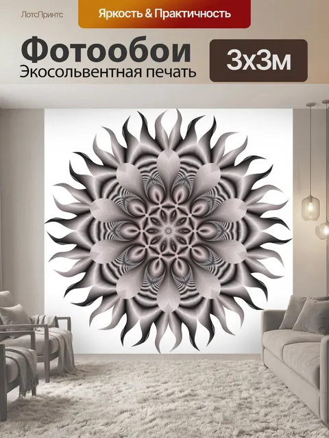 Фотообои серый подсолнечника