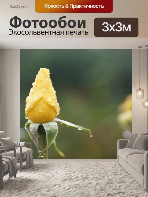 Фотообои Желтый