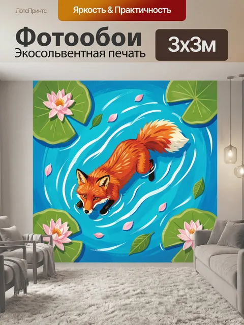 300 × 300 см · Экосольвентная печать