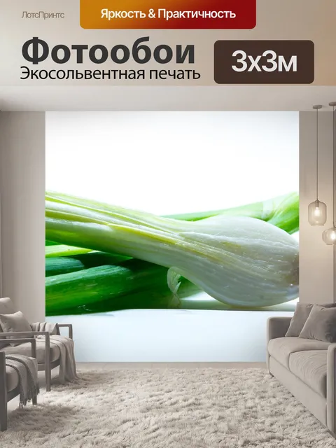 Фотообои Зеленый лук