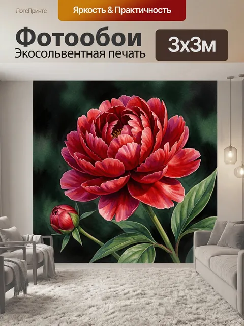 300 × 300 см · Экосольвентная печать