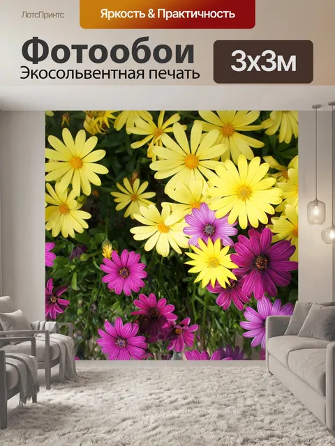 Фотообои Цветочный садик