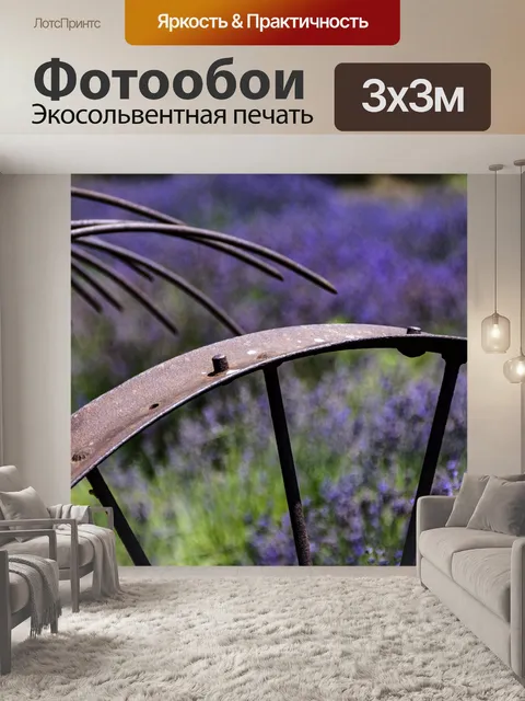 Фотообои Лавандовое поле