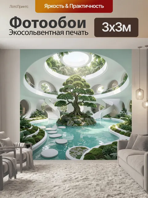 300 × 300 см · Экосольвентная печать