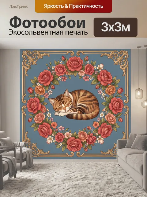 300 × 300 см · Экосольвентная печать