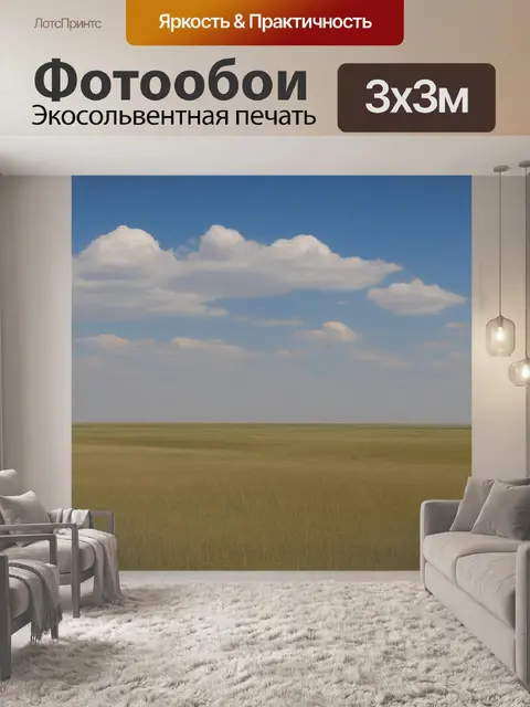 Фотообои степь