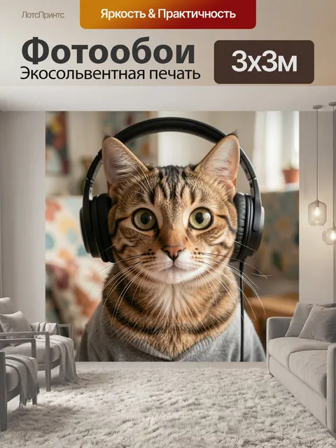 300 × 300 см · Экосольвентная печать