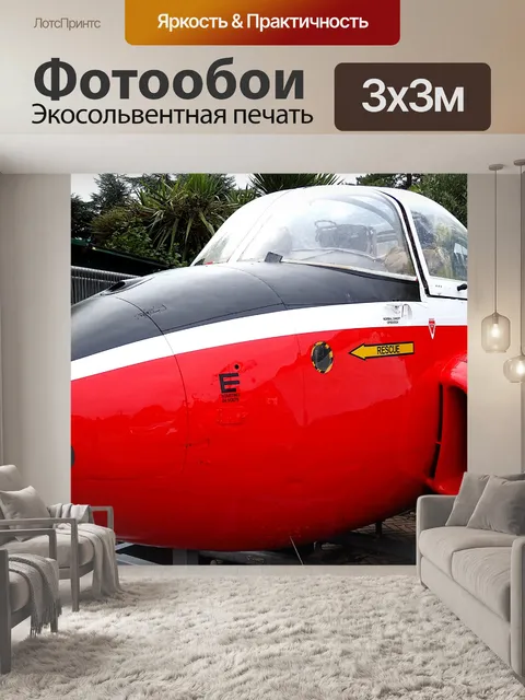 Фотообои Выставочный носовой конус реактивного са