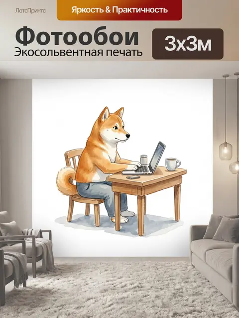 300 × 300 см · Экосольвентная печать
