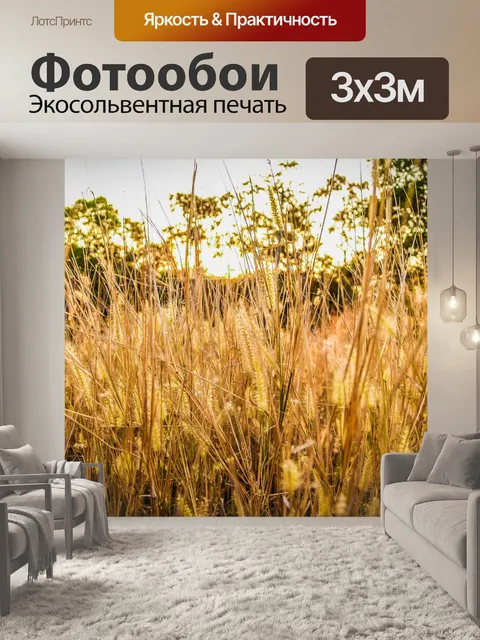 Фотообои Дикий цветок травы