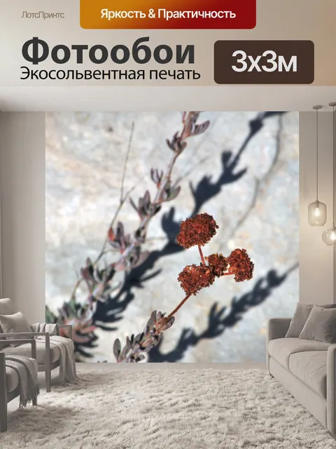Фотообои Пустыня завод в скалах