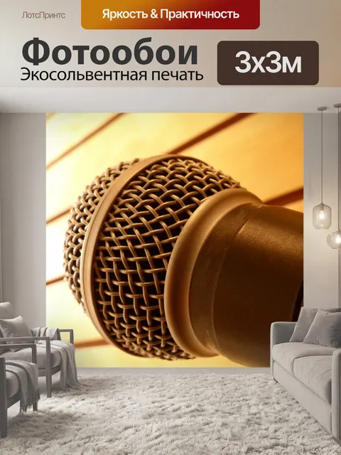 Фотообои Макрос микрофона