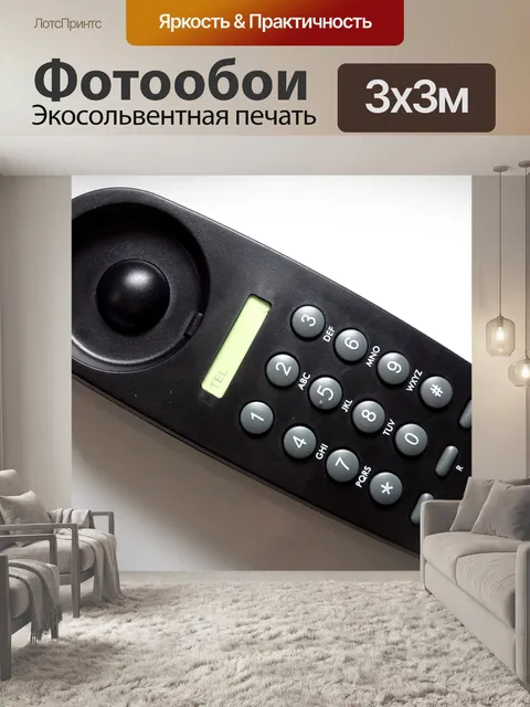 Фотообои Телефон Black House