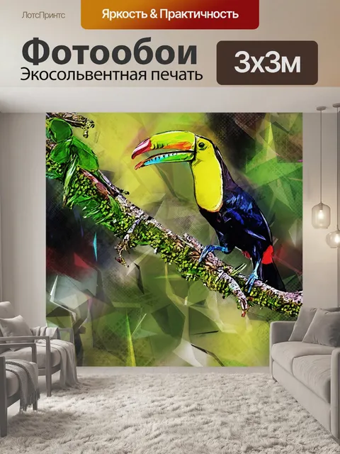 Фотообои Тукан