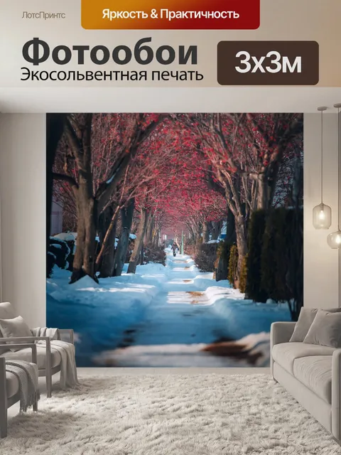 Фотообои Красный