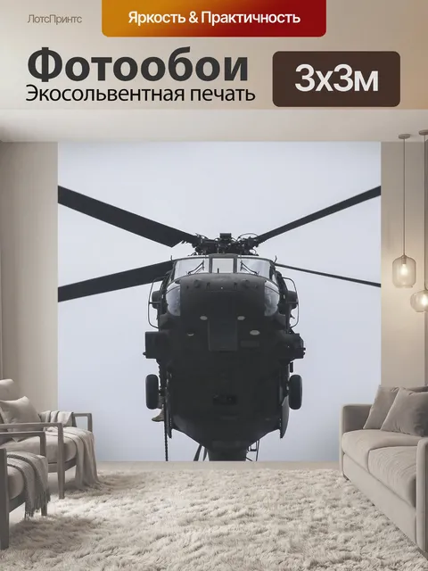 Фотообои Э-60 черный ястреб