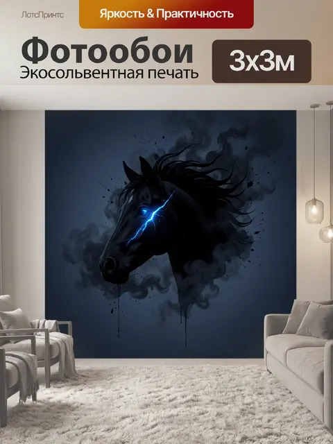 300 × 300 см · Экосольвентная печать