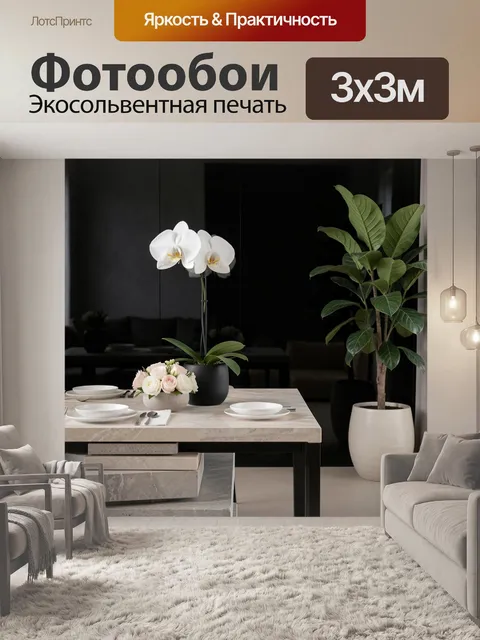 300 × 300 см · Экосольвентная печать