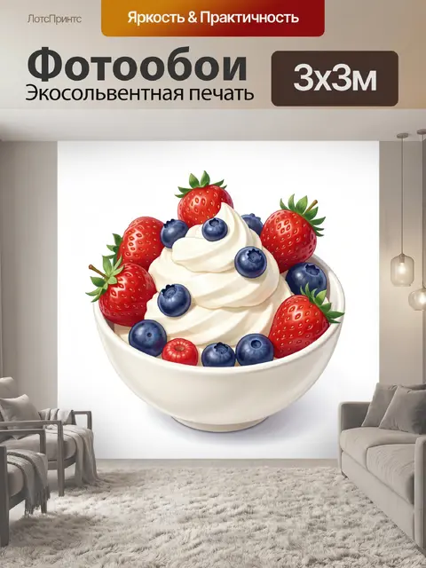 300 × 300 см · Экосольвентная печать