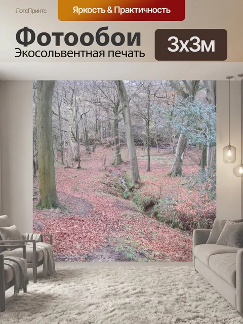 Фотообои Зимний лес