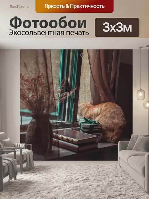 Фотообои Кошка