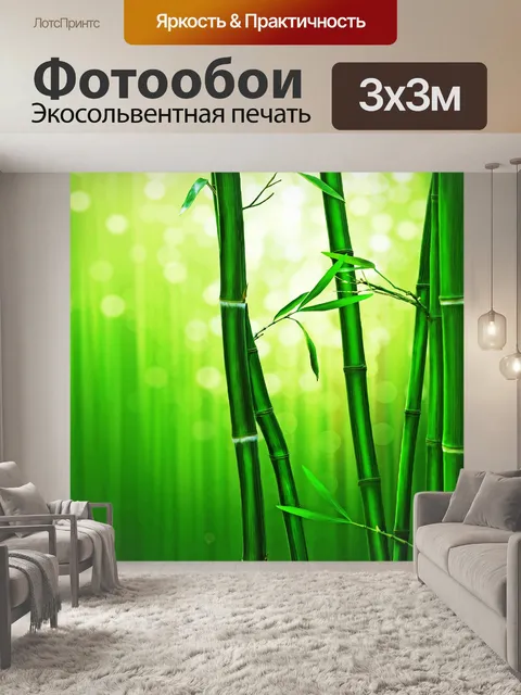 Фотообои Бамбуковый лес
