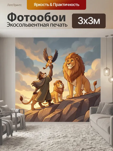 300 × 300 см · Экосольвентная печать
