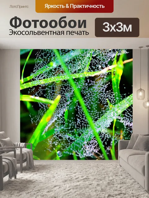 Фотообои Капли