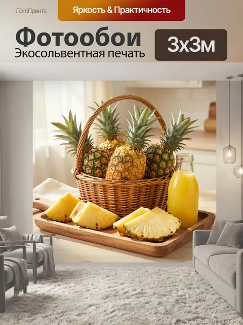 300 × 300 см · Экосольвентная печать