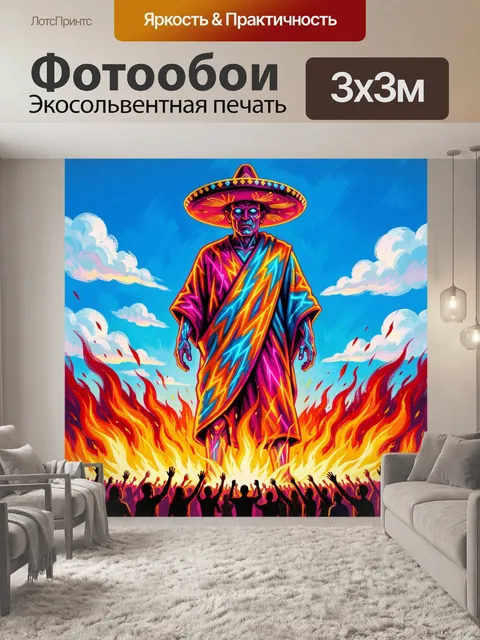300 × 300 см · Экосольвентная печать
