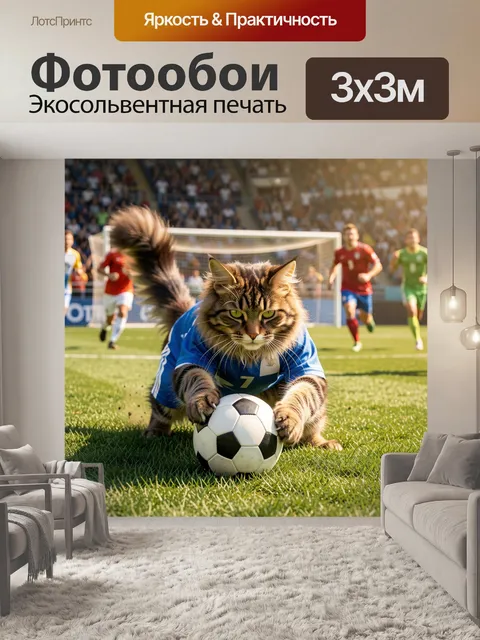 300 × 300 см · Экосольвентная печать