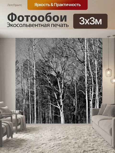Фотообои Барон лесным деревьям