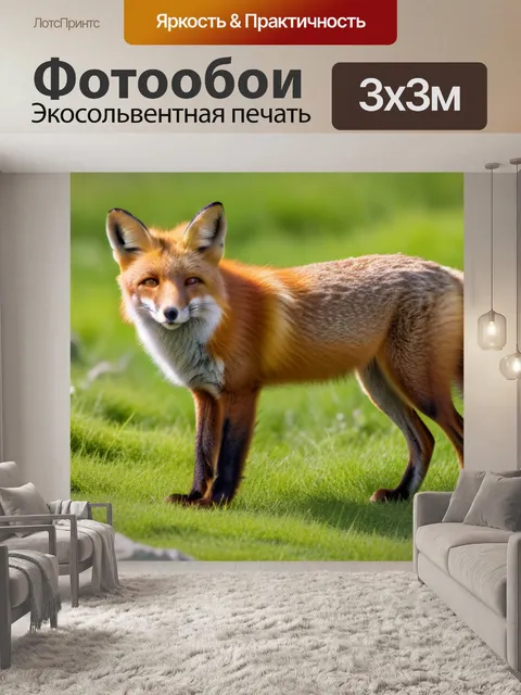 Фотообои с лисой