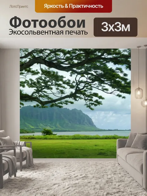 Фотообои Молокаи, вид с Оаху
