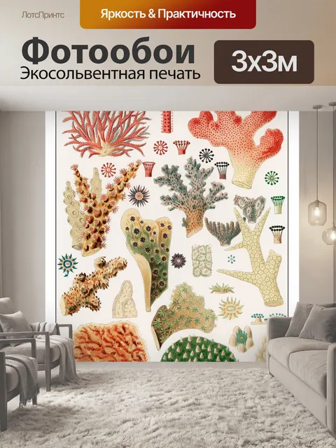 Фотообои Коралловый риф винтажный старый