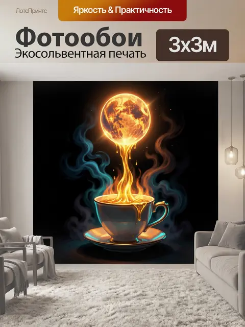 300 × 300 см · Экосольвентная печать