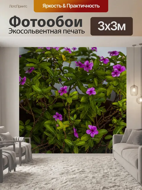 Фотообои Цветущий куст
