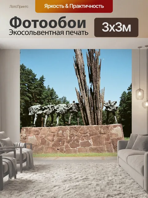 Фотообои Памятник партизанам