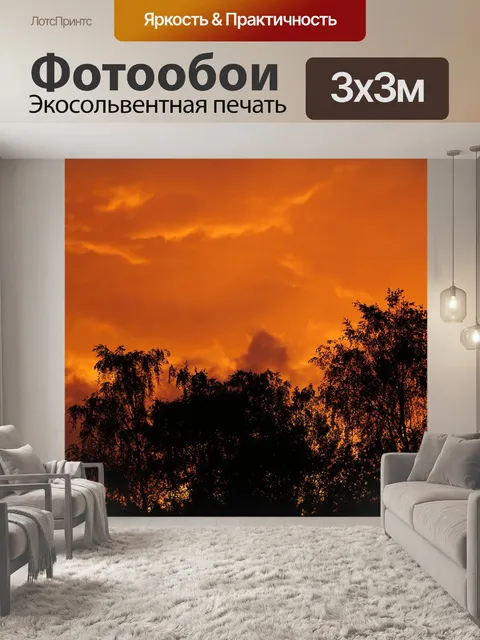 Фотообои Заход солнца