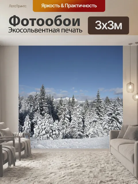 Фотообои Снег