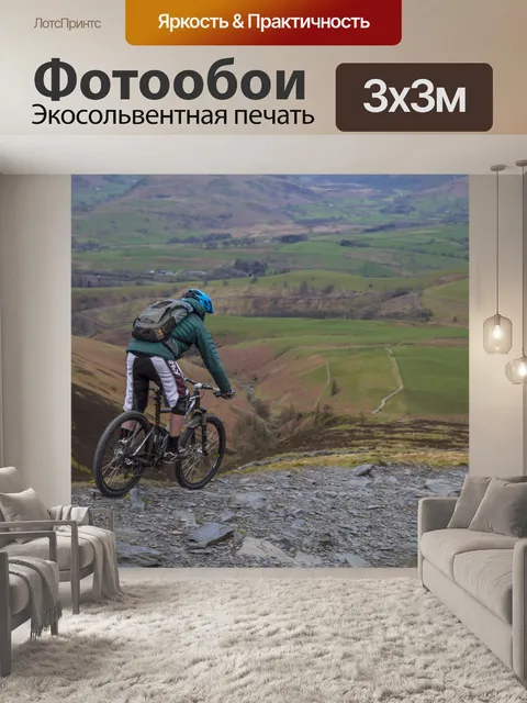 Фотообои Катание на горных велосипедах