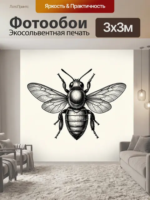300 × 300 см · Экосольвентная печать