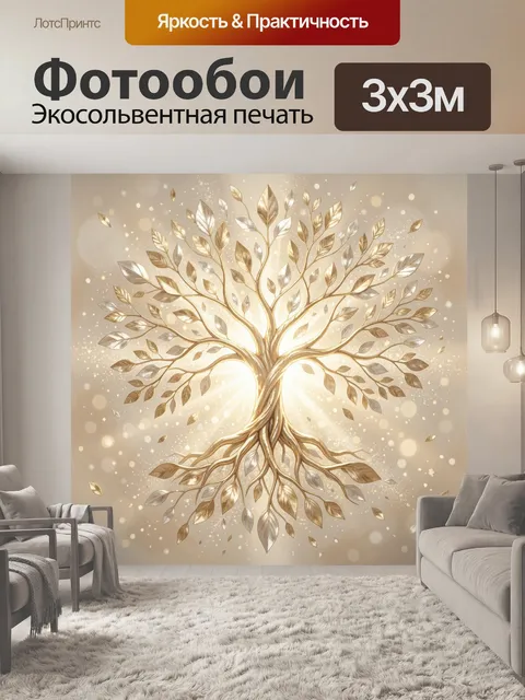 Фотообои Золотое дерево жизни