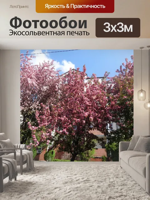 Фотообои Весна в городе