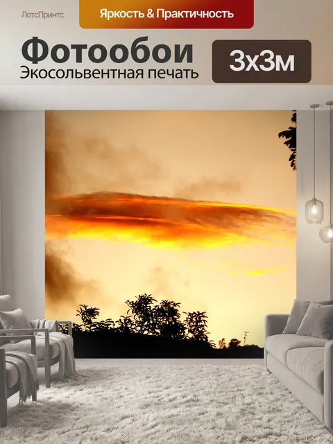 Фотообои Ярко-красный
